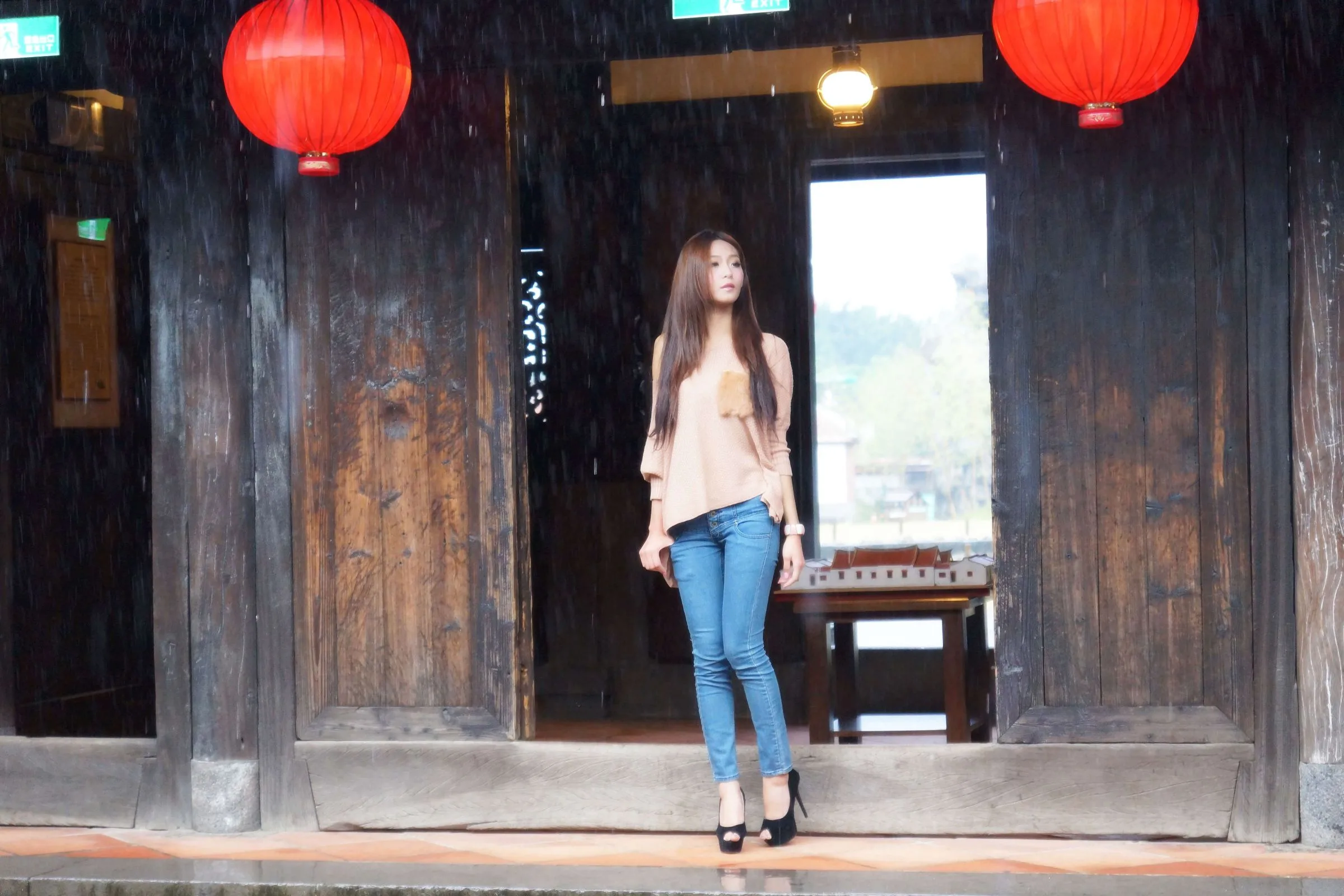[Tập đặc biệt của Beautyleg] Winnie Xiaoxue - Buổi chụp ảnh ngoại cảnh tại một ngôi nhà truyền thống ở Thái An - 23