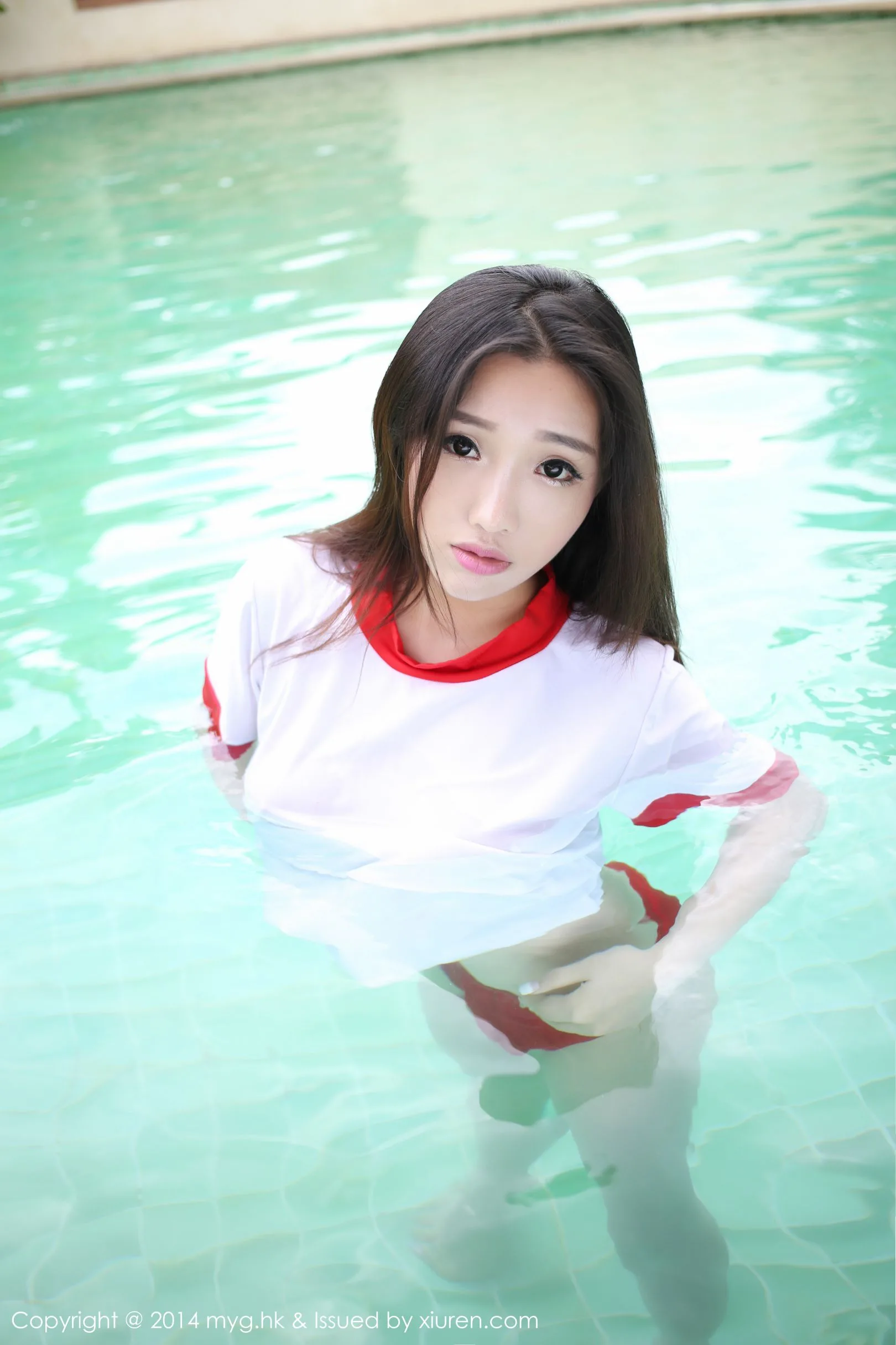 [Bộ sưu tập ảnh MyGirl Beauty] 09/09/2014 Tập 044 Anna Xu Ziqi Buổi chụp ảnh du lịch Sanya - 39